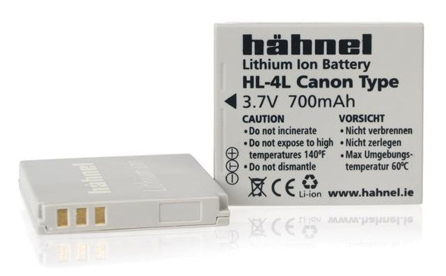 Hähnel HL-4L, Batería recargable - Canon NB-4L