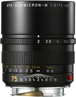 Leica 11637 APO-Summicron-M 2.0/75mm Asférico Negro