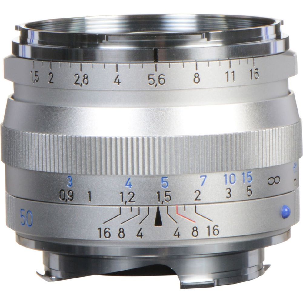 Zeiss 50mm f/1.5 C-Sonnar T* zilver ZM (Zeiss-Leica)