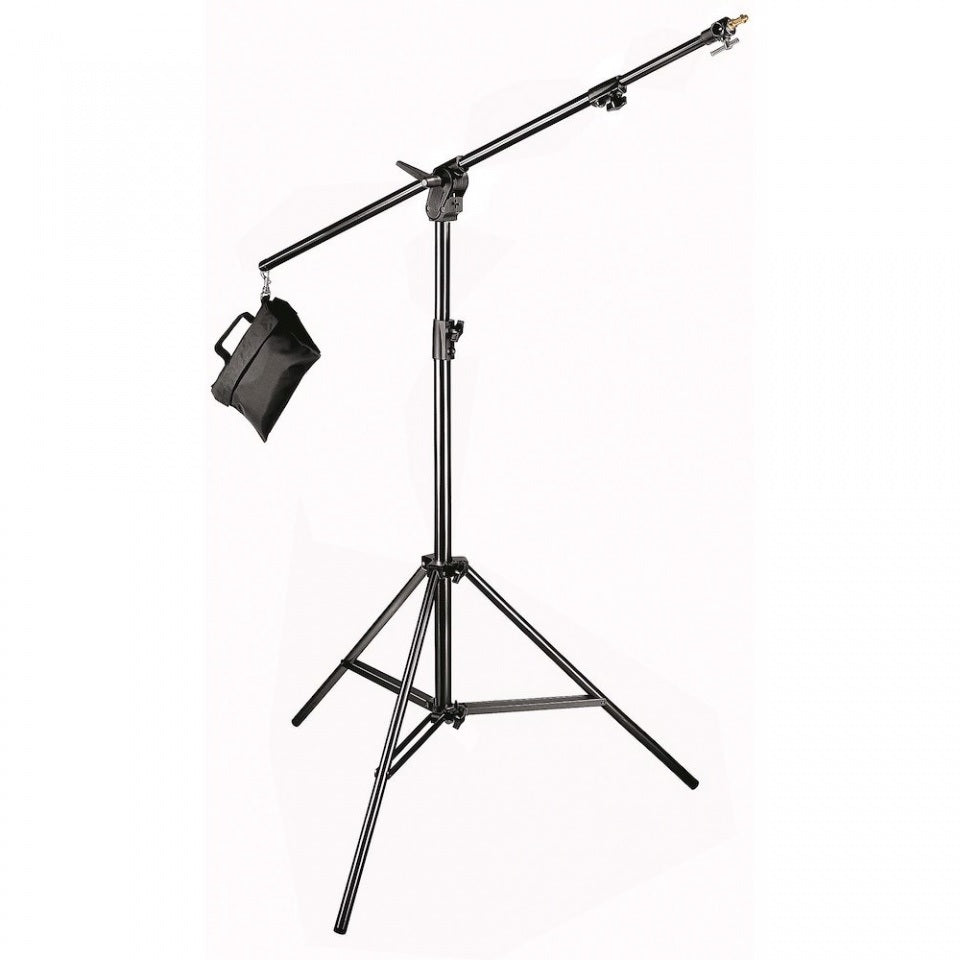 Manfrotto 420B Alu Galgenstativ mit Sandsack, schwarz