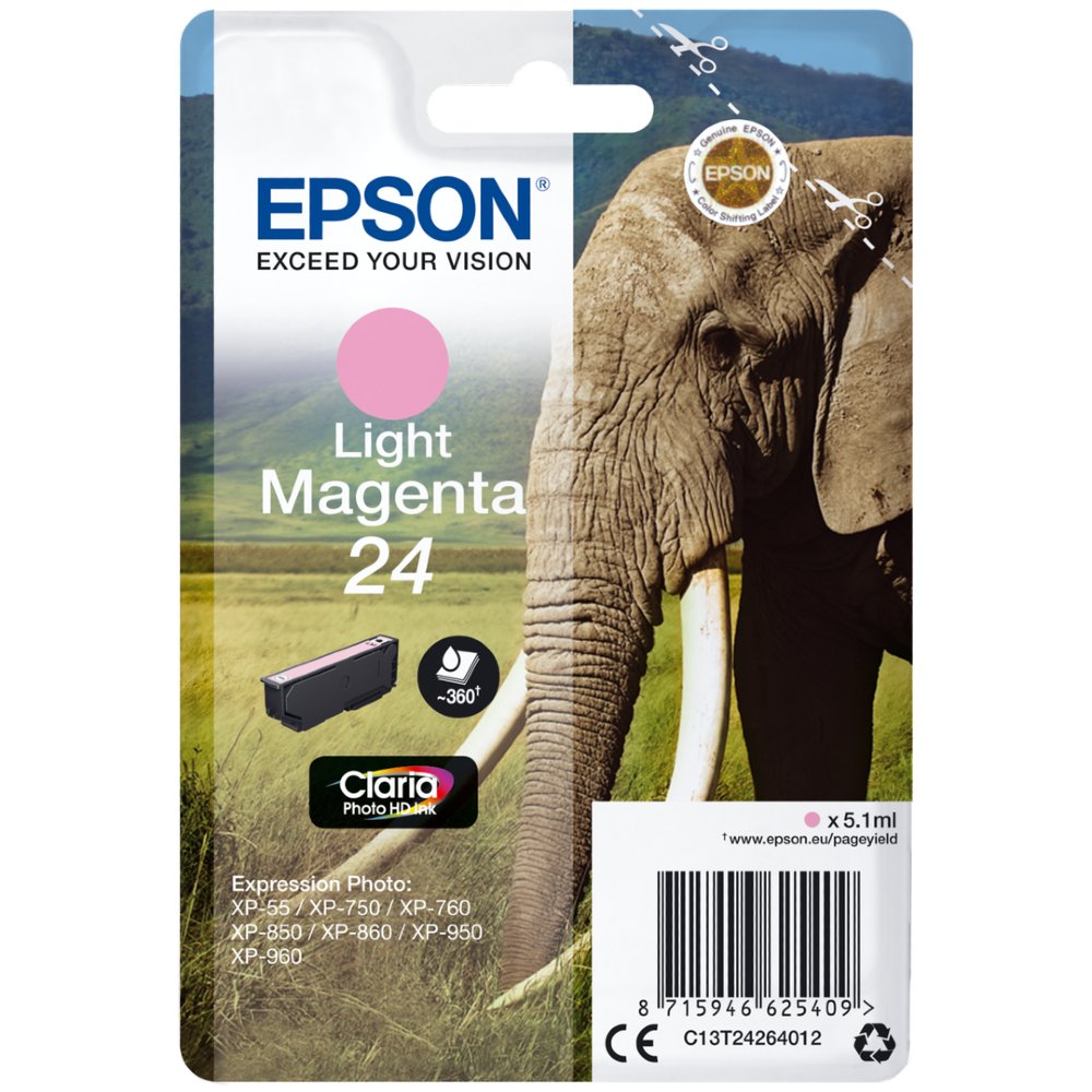 Epson 24 (Elephant) Light Magenta