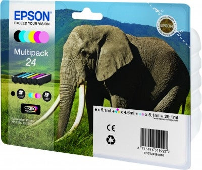 Epson 24 (Elephant) Multipack Ink