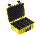 B&W Outdoor.Cases Type 4000 yellow + Divider System