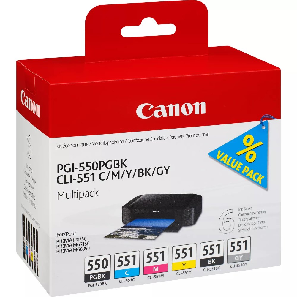 Canon PGI-550/CLI-551 Multipack Ink