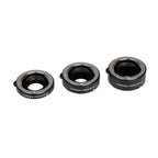 Caruba Juego de anillos intermedios para cámara de sistema Nikon 1 con montura metálica