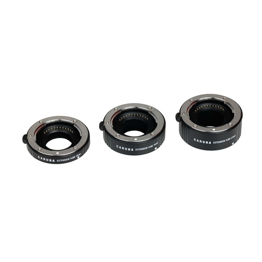 Caruba Juego de anillos intermedios para cámara de sistema Nikon 1 con montura metálica