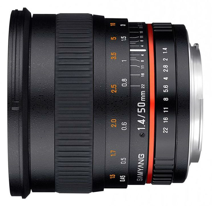 Samyang 50mm f/1.4 AS UMC Canon