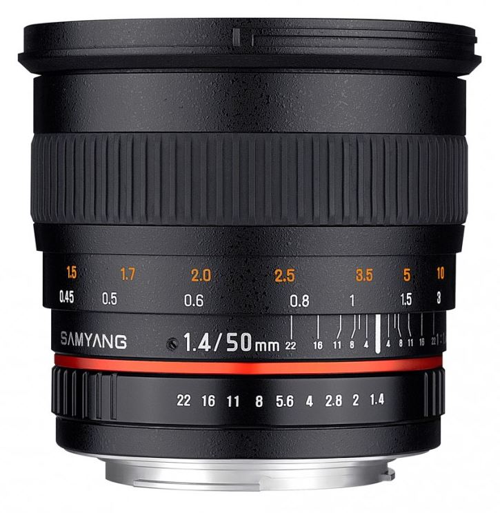 Samyang 50mm f/1.4 AS UMC Canon