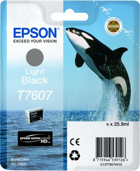 Epson T7607 Negro Claro de Alta Capacidad 25,9ml
