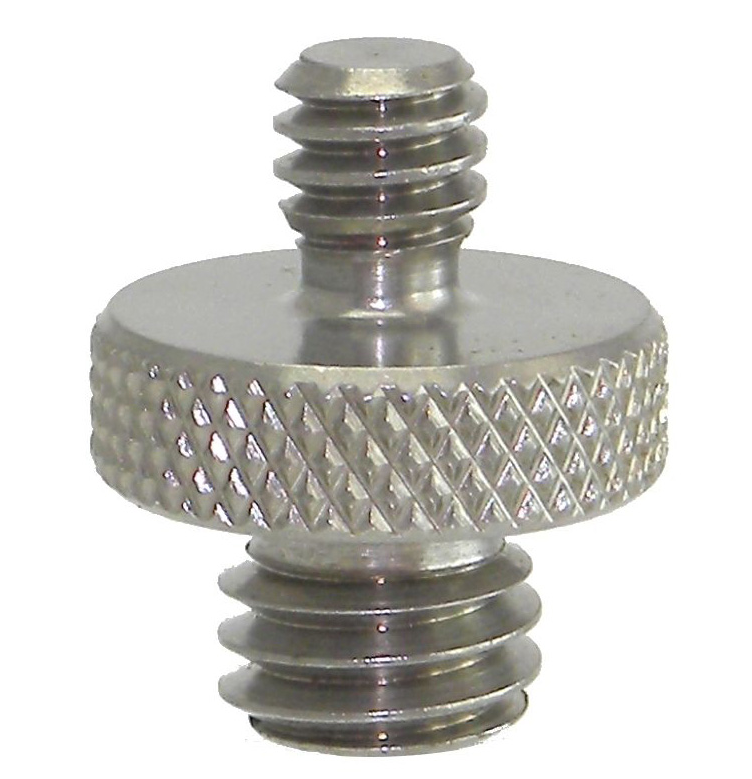 Caruba Adaptador mini macho a macho de 3/8 y 1/4 pulgadas