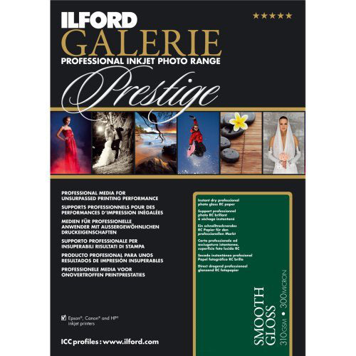 Ilford Prestige Smooth Gloss A4 25 hojas 310g