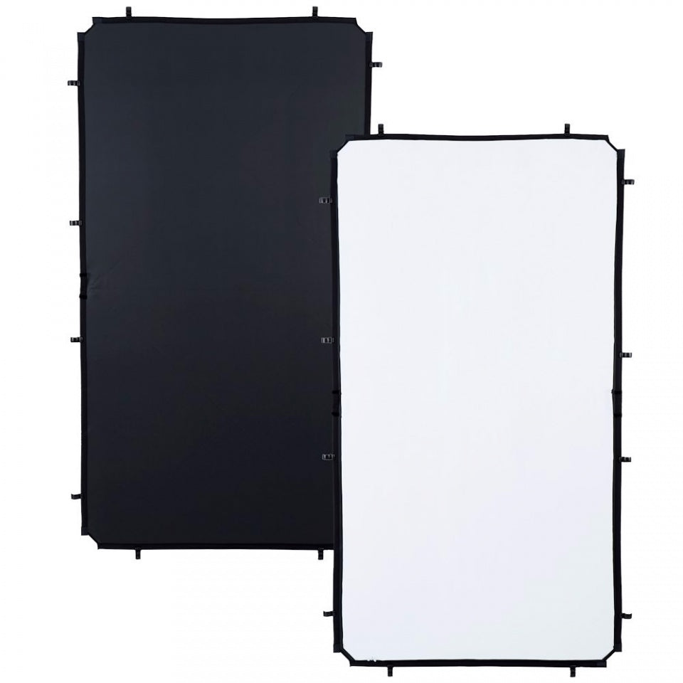 Lastolite Skylite Rapid Reflector Mediano de Tela 110x200cm negro/blanco