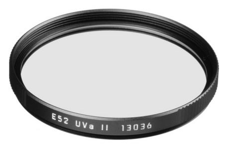 Leica 13036 Filtre UVa II E52 Noir