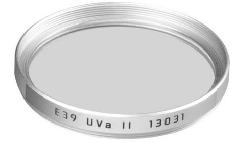 Leica 13038 Filtre UVa II E 55 Argent
