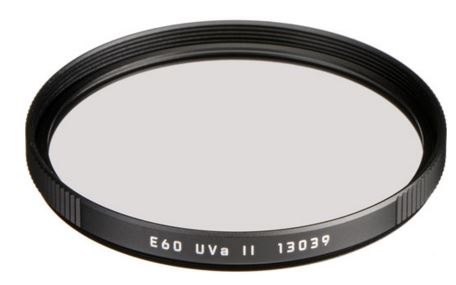 Leica 13039 Filtre UVa II E60 Noir