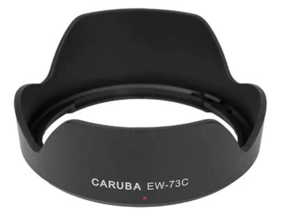 Caruba EW-73C Pare-Soleil Noir Pour Canon EF-S 10-18mm f/4.5-5.6 IS STM