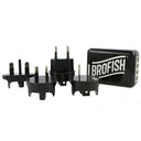 Brofish Usb Wallcharger 4 Port Schwarz