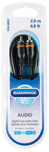 Bandridge Digital Coax Audio Kabel, 2.0m