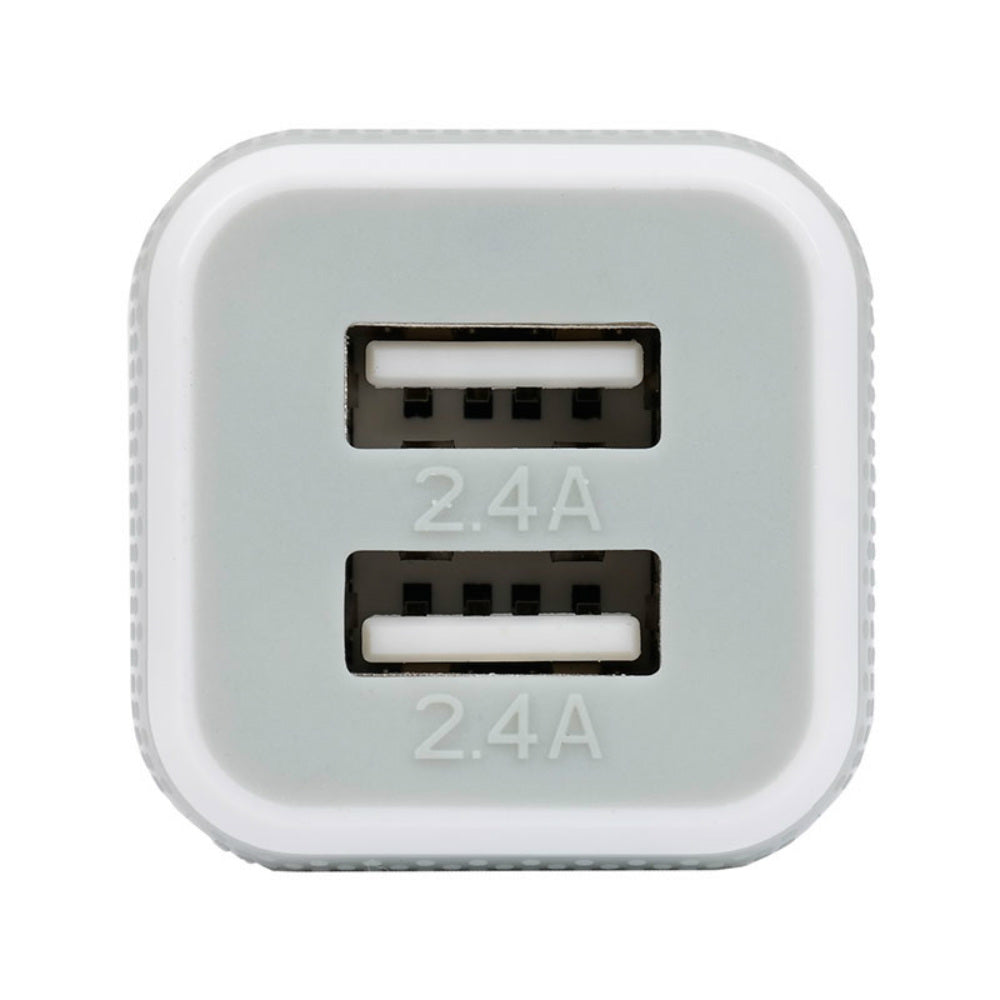 Caruba USB Dual Car Charger, Weiß
