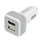 Caruba USB Dual Car Charger White