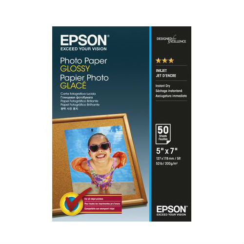 Epson Papel Fotográfico Glossy 13x18cm (50 hojas)