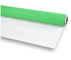 Bresser Vinile Verde/Bianco Opaco 2.72X6m Rotolo di sfondo