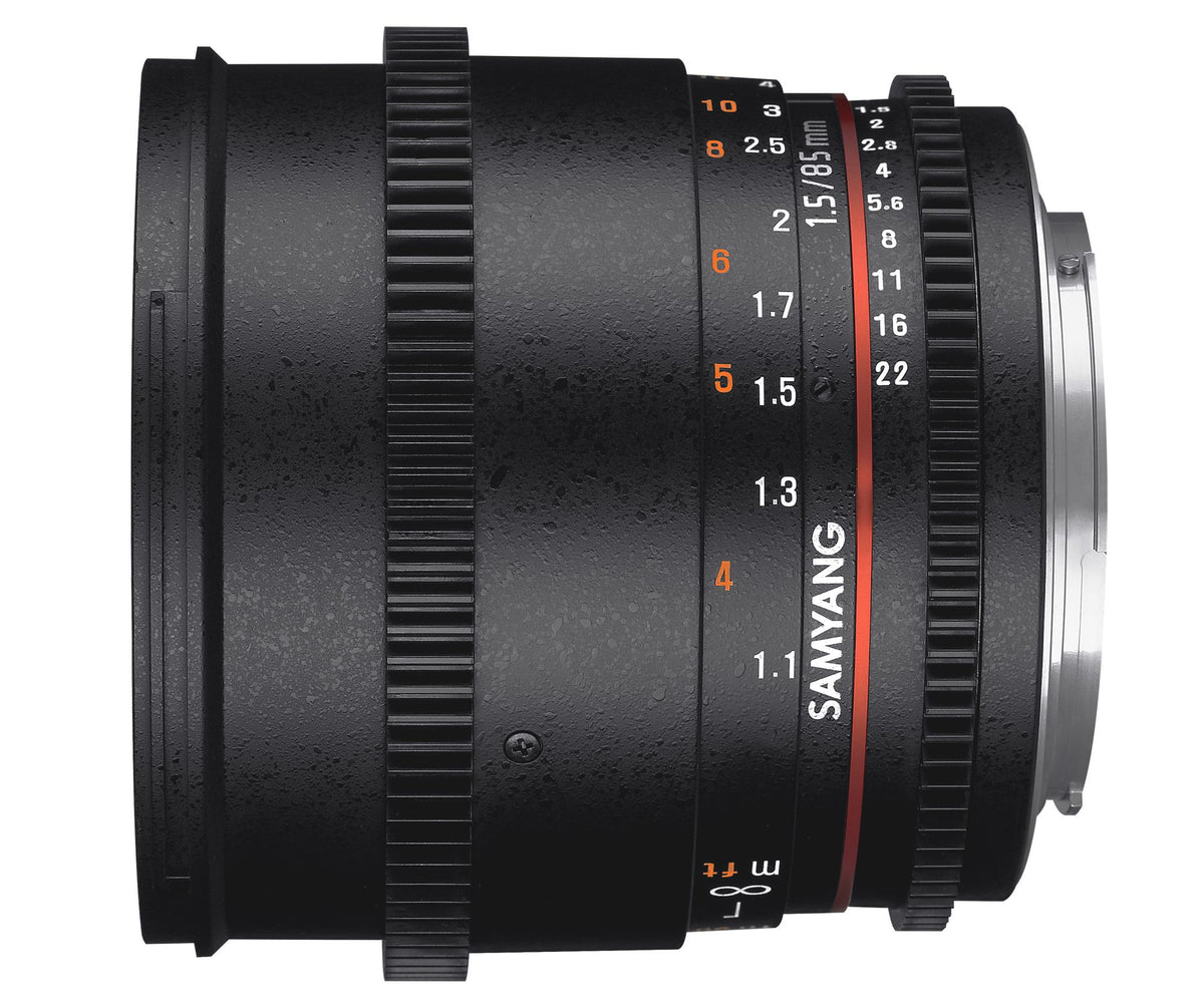 Samyang 85mm T1.5 VDSLR AS IF UMC II E-Attacco