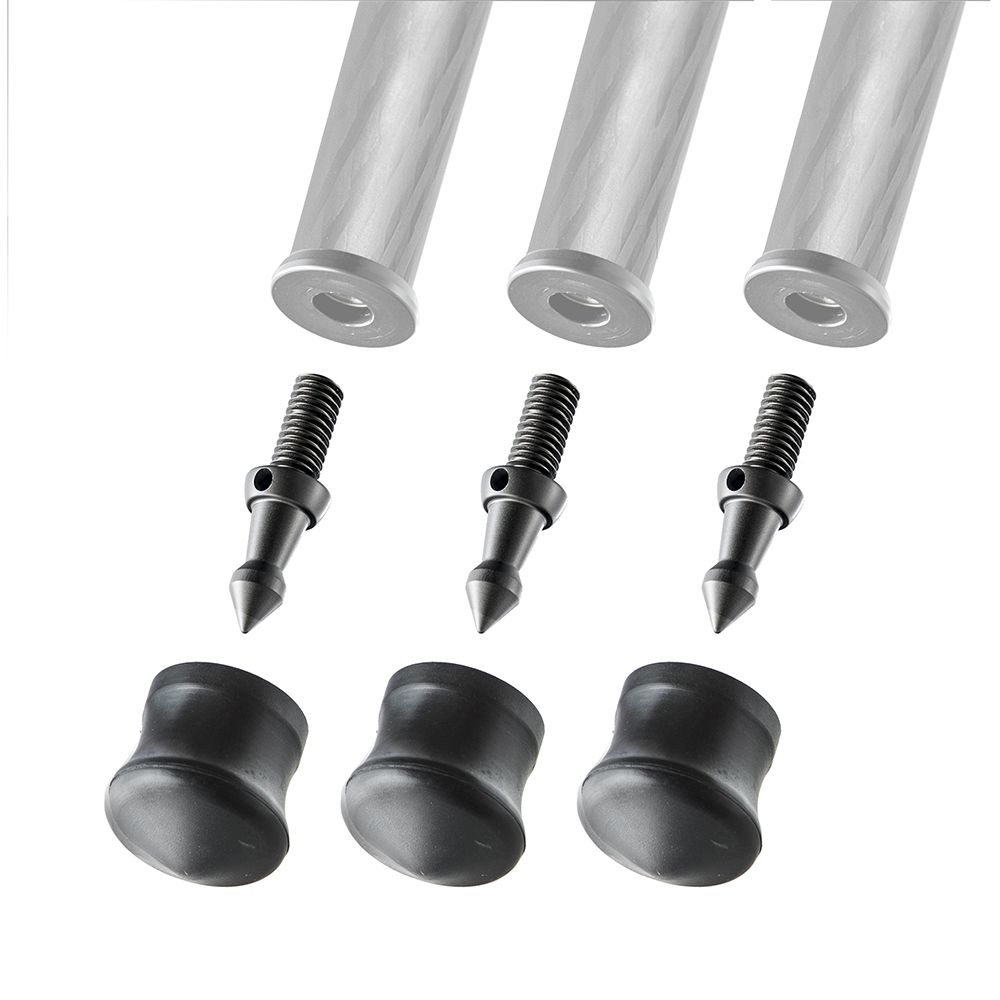 Gitzo GSF38S spike + rubber foot 38mm 3 pc
