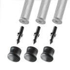 Gitzo GSF38S spike + rubber foot 38mm 3 pc