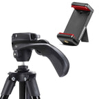 Manfrotto Compact Action Stativ schwarz + Smartphone Clamp