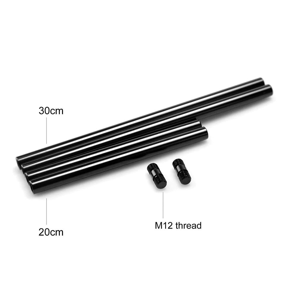 SmallRig 1659 15mm mit M12 Gewinde Schwarz Aluminiumlegierung Stangenkombination
