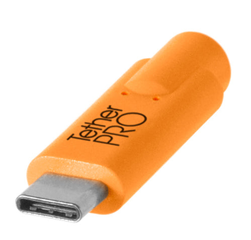 Tether Tools TetherPro USB-C to 3.0 Micro-B Right Angle 4,6m orange