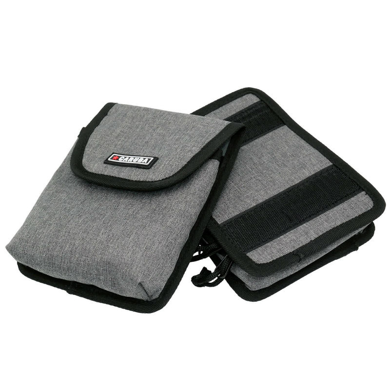 Caruba FC-T1 Filter Aufbewahrungstasche - 2-teilig für Halter - Grau