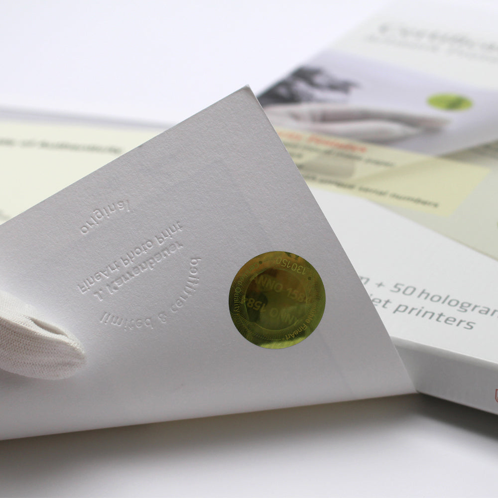 Hahnemühle Certificat d'authenticité A4 Boîte 25 feuilles