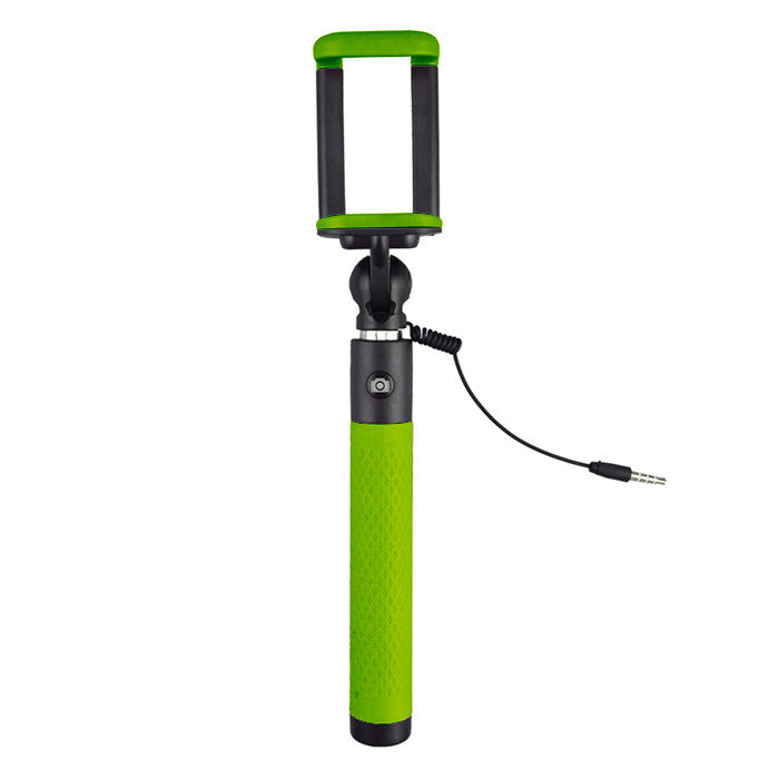 Caruba Selfie Stick Plug & Play - Groen OUTLET