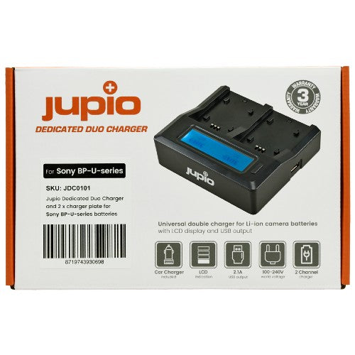 Jupio Dedicated Duo-Ladegerät Sony BP