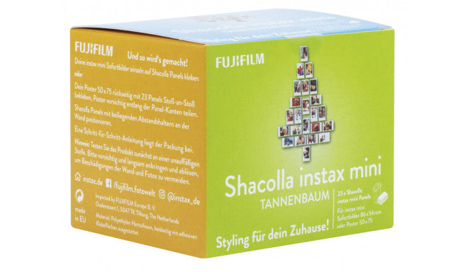 Fujifilm Pannelli per foto 1x22 Shacolla Box Albero di Natale Instax