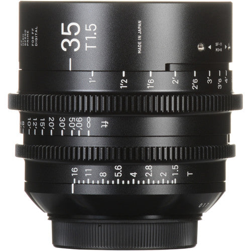 Sigma 35mm T1.5 FF F/VE Cine FF High Speed Prime FF Sony FE Metric