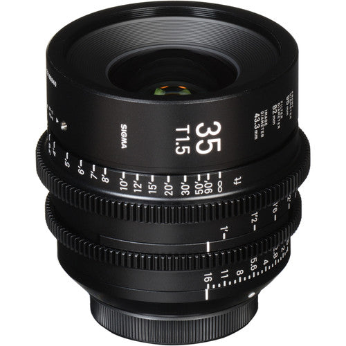 Sigma 35mm T1.5 FF F/VE Cine FF High Speed Prime FF Sony FE Metric