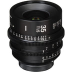 Sigma 35mm T1.5 FF F/VE Cine FF High Speed Prime FF Sony FE Metric