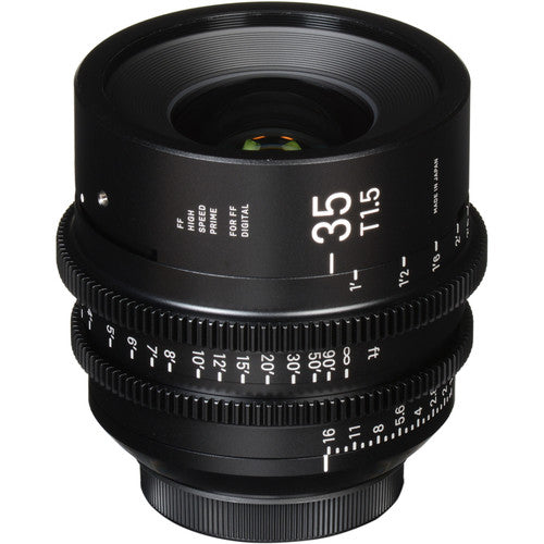 Sigma 35mm T1.5 FF F/VE Cine FF High Speed Prime FF Sony FE Metric