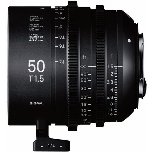 Sigma 50mm T1.5 FF F/VE Cine FF High Speed Prime FF Sony FE Metric