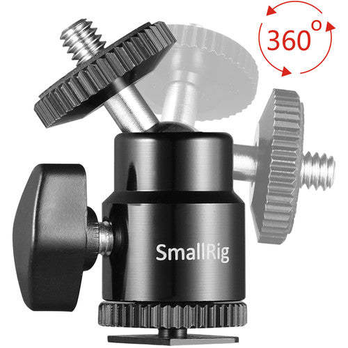 SmallRig 1/4 "Camera Hot shoe Mount with Additional 1/4" Screw (2pcs Pack) 2059