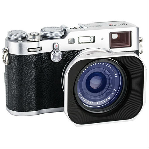 JJC LH JX100FII Zonnekap Zilver