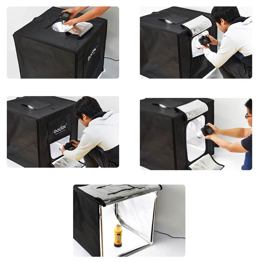Godox Portable Double Light LED Ministudio L80x80x80cm