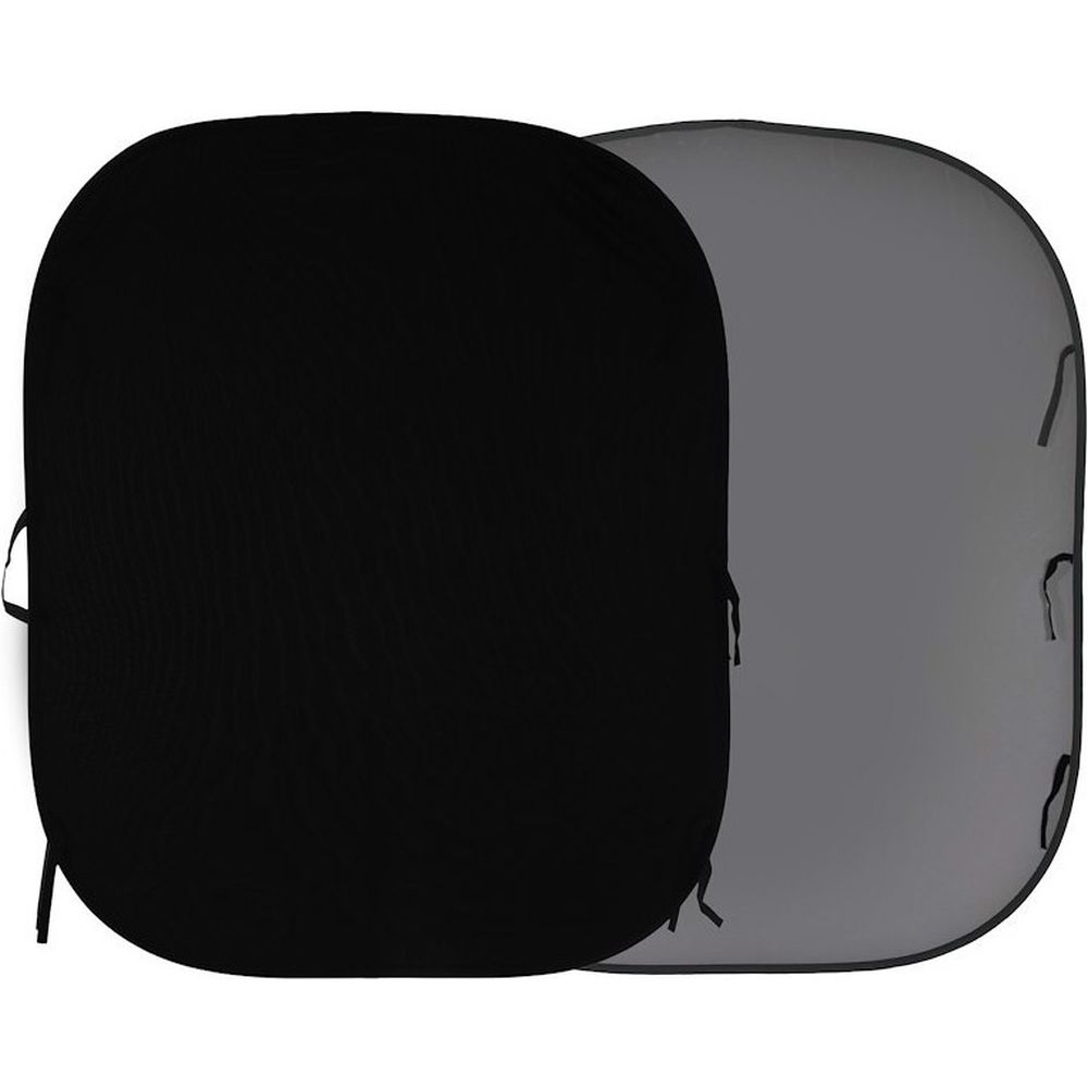 Manfrotto fondo plegable 180x215cm negro/gris