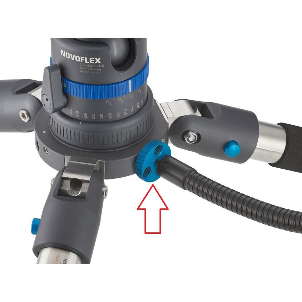 NOVOFLEX Adattatore 1/4" + 3/8" per TrioPod Pro