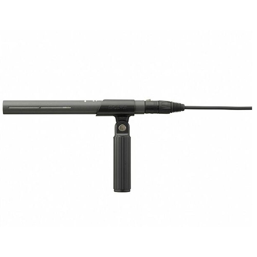 Sony Electret Micrófono de cañón corto de condensador, supercardioide (ECM-673)