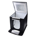 Caruba Cubo Fotográfico Portátil LED 40x40x40cm Regulable