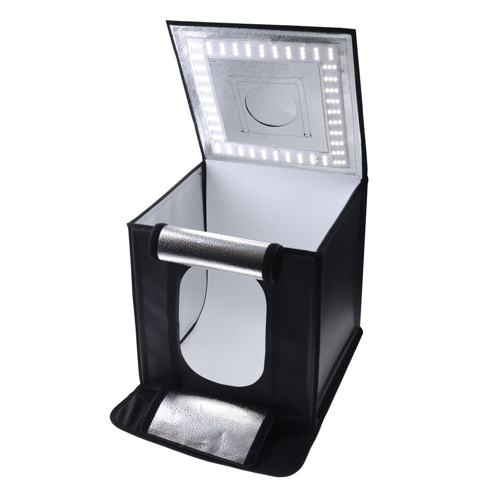 Caruba Cubo Fotográfico Portátil LED 40x40x40cm Regulable